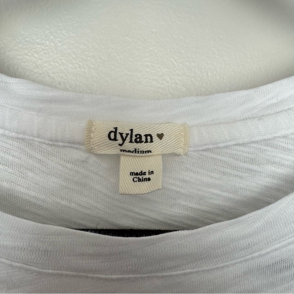Dylan Poppy Ruffle Sleeve Shirt‎ White - Picture 4 of 5